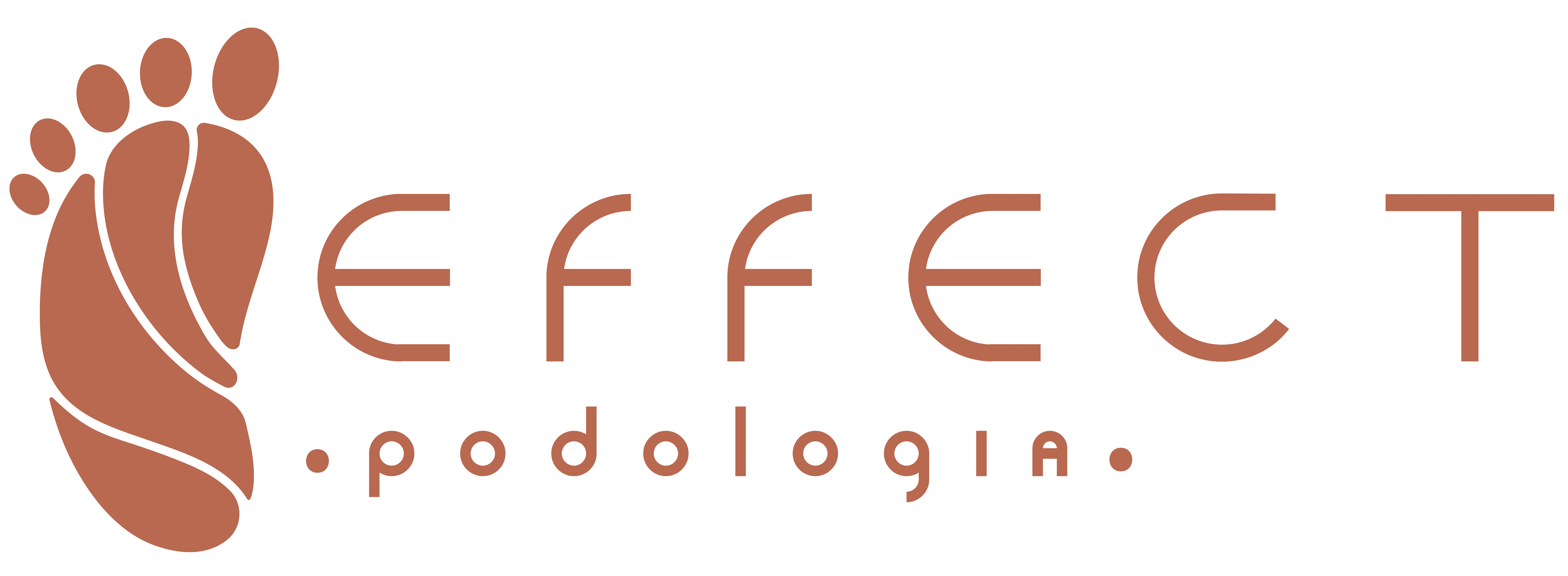 Logo da Effect Podologia, representando saúde e cuidado com os pés